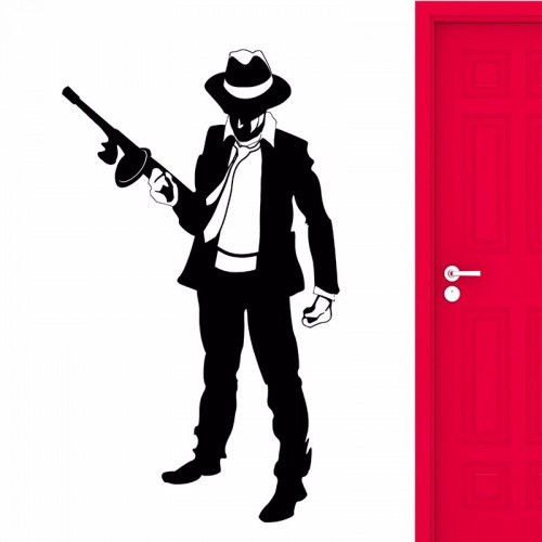 Mafya, Gangster Duvar Sticker