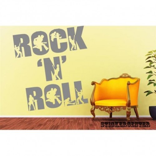 Rock'n Roll Duvar Sticker