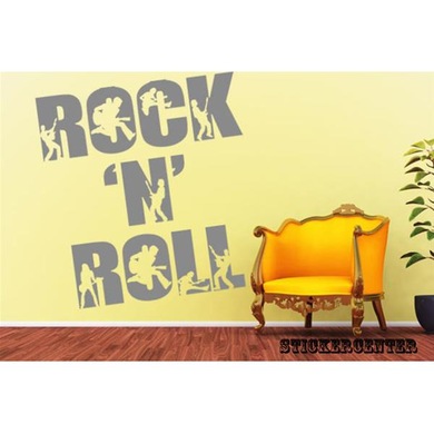 Rock'n Roll Duvar Sticker