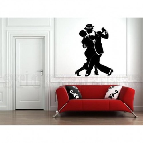 Tango Dans Duvar Sticker