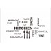 Kitchen Mutfak, Restoran, Kafe Duvar Sticker