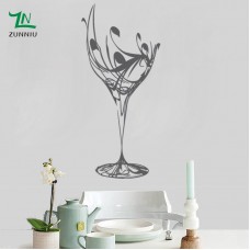 Şarap Kadehi Mutfak, Cafe Bar, Restoran Duvar Sticker 