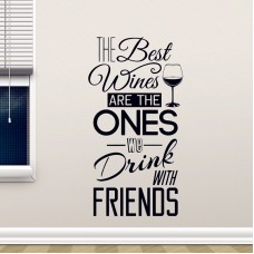 The Best Wines, Şarap Bar, Restoran Duvar Sticker 