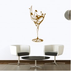 Şarap Kadehi Mutfak, Cafe Bar, Restoran Duvar Sticker 