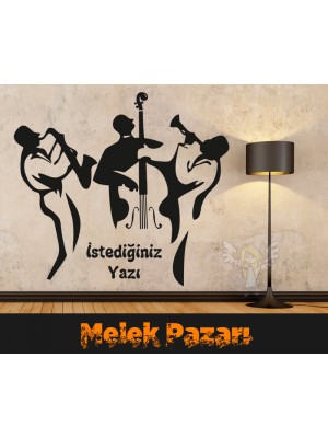 Caz Müzik Grubu Duva Sticker Caz Müzik Grubu Duva Sticker