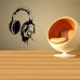 Müzik Kulaklık Duvar Sticker