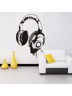 Müzik Kulaklık Duvar Sticker Müzik Kulaklık Duvar Sticker