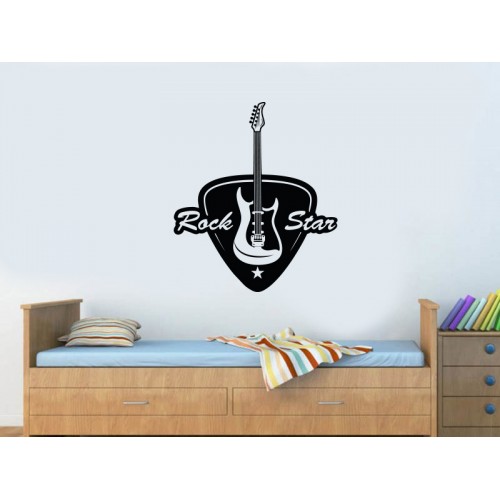 Rock Star Duvar Sticker