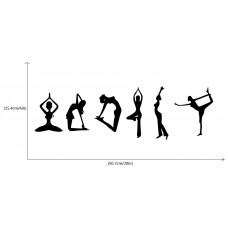 Sporcu Kız Seti Priz Sticker 6 Adet 