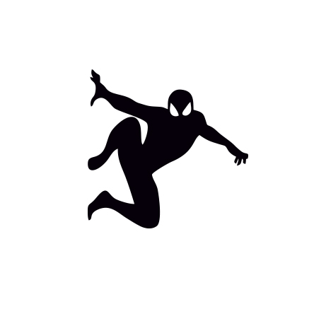Spiderman - Örümcek Adam Priz Sticker 4 Adet