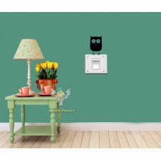 Baykuş Priz Sticker 4 Adet