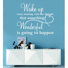 Wake Up Uyanın Motivasyon Sözü Duvar Sticker 