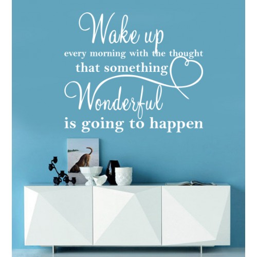 Wake Up Uyanın Motivasyon Sözü Duvar Sticker