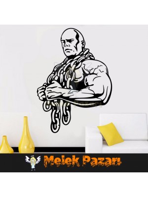 Vücut Geliştirme Spor Salonu Duvar Sticker Vücut Geliştirme Spor Salonu Duvar Sticker