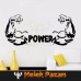 Power Spor Salonu Duvar Sticker