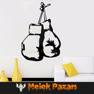 Boks Eldivenleri Spor Salonu Duvar Sticker