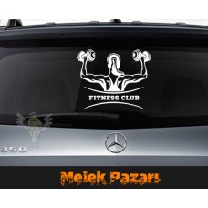 Fitness Club, Spor Salonu Duvar Sticker 