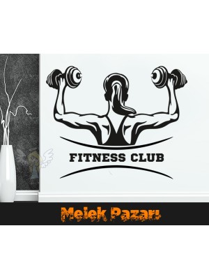 Fitness Club, Spor Salonu Duvar Sticker