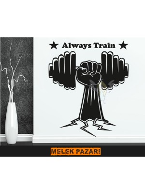 Fitness, Spor Salonu Duvar Sticker