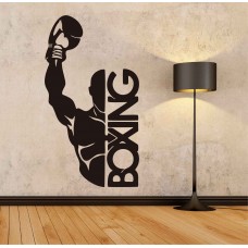 Spor Salonu, Boks Duvar Sticker 