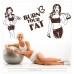 Burn Your Fat Fitnes, Spor Salonu Duvar Sticker