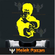Bruce Lee Duvar Sticker 