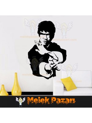 Bruce Lee Duvar Sticker