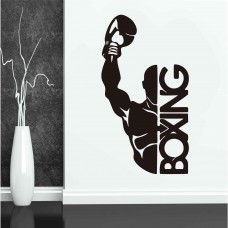 Spor Salonu, Boks Duvar Sticker 