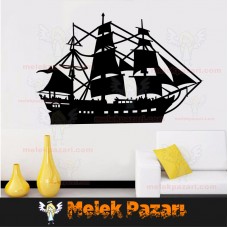 Yelkenli Gemi Denizcilik Duvar Sticker 