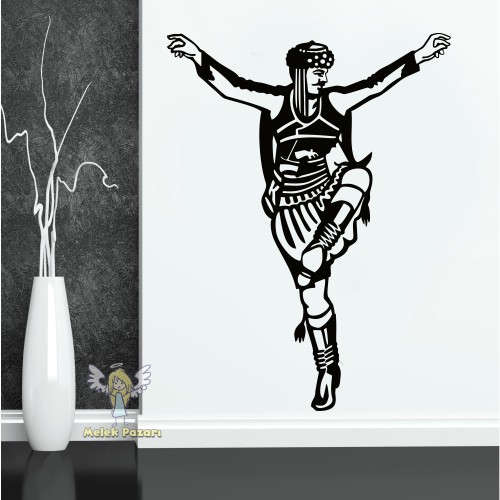 Zeybek Efe Duvar Sticker, Çıkartma