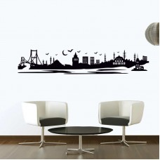 İstanbul Silüeti Duvar Sticker