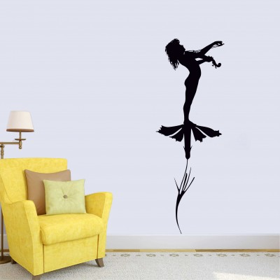 Kemancı Kız Duvar Stickerı