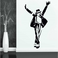 Michael Jackson Silueti Duvar Sticker 