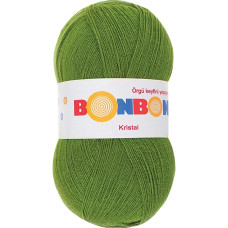 1 Adet Kristal El Örgü Lif İpi Çam Yeşili 98235 