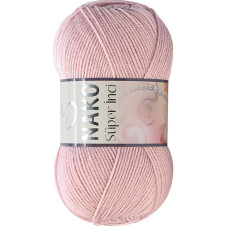 1 Adet Süper İnci El Örgü İpi 100 gr Pembemsi Pudra 10275 