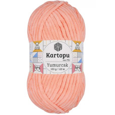 1 Adet Yumurcak Kadife El Örgü İpi Somon K218