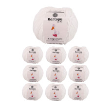 10 Adet Amigurumi El Örgü İpi 50gr 010