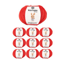 10 Adet Amigurumi El Örgü İpi 50gr 1170 