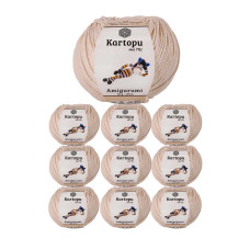 10 Adet Amigurumi El Örgü İpi 50gr 354 