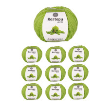 10 Adet Amigurumi El Örgü İpi 50gr 404 