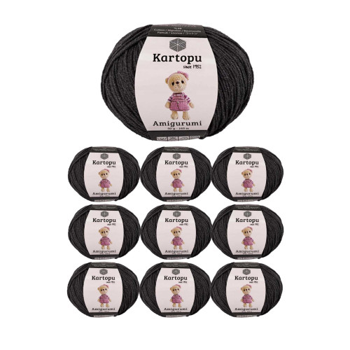 10 Adet Amigurumi El Örgü İpi 50gr 995