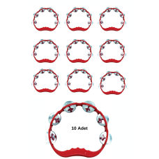 10 Adet 6 Metal Zilli Kına Gecesi Tefi Kına Malzemeleri 