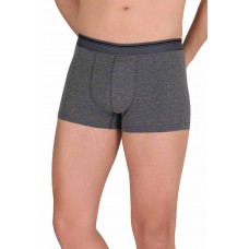 Likralı Erkek Büyük Beden Boxer Şort Füme 1097B 