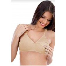 Penye Pamuklu Emzirme Sütyeni Ten 