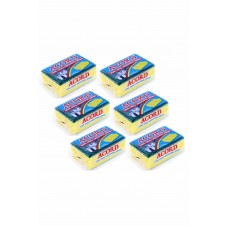 6 adet Jumbo Boy Endüstriyel Çok Amaçlı Bulaşık Süngeri  13x8x4 cm 