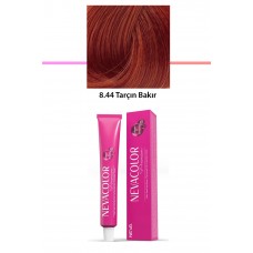 Premium 8.44 Tarçın Bakır - Kalıcı Krem Saç Boyası 50 g Tüp 