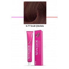 Premium 6.77 Sıcak Çikolata - Kalıcı Krem Saç Boyası 50 g Tüp 