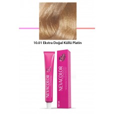 Premium 10.01 Ekstra Doğal Küllü Platin - Kalıcı Krem Saç Boyası 50 g Tüp 