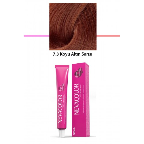 Premium 7.3 Koyu Altın Sarısı - Kalıcı Krem Saç Boyası 50 g Tüp