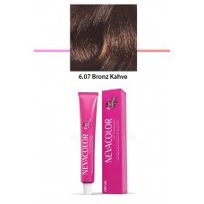 Premium 6.07 Bronz Kahve - Kalıcı Krem Saç Boyası 50 g Tüp 